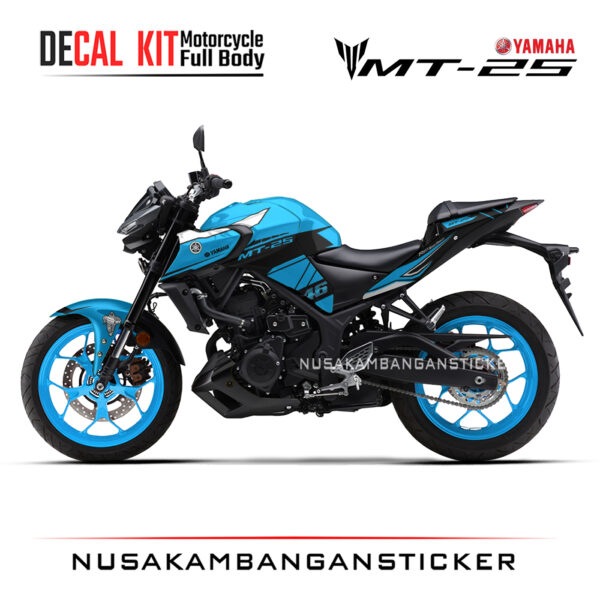 DECAL KIT STICKER YAMAHA MT25 2020 DESAIN YAMAHA 46 RACING TOSCA03 STICKER FULL BODY