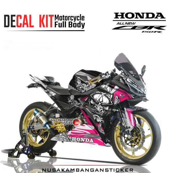 DECAL STICKER KIT HONDA CBR150R ALL NEW- KABUKI SAMURAI PINK Stiker Full Body