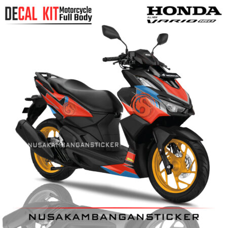Decal-All New Honda Vario 160 Dragon Abu 02 Sticker Full Body