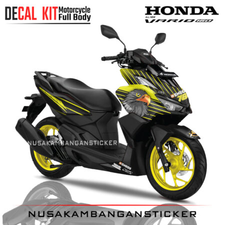 Decal-All New Honda Vario 160 Elang Kuning 04 Sticker Full Body