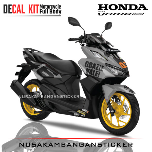 Decal-All New Honda Vario 160 Livery 46 Abu 02 Sticker Full Body