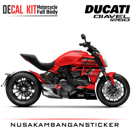 Decal Kit Sticker Ducati Diavel 1260 Big Bike Decal Modification 01