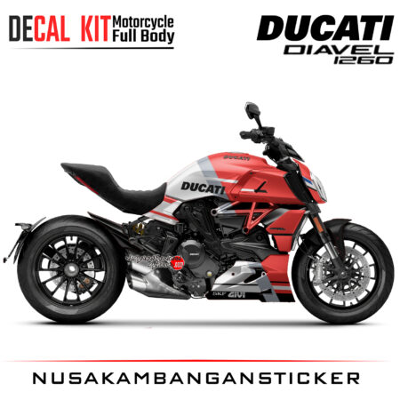 Decal Kit Sticker Ducati Diavel 1260 Big Bike Decal Modification 06