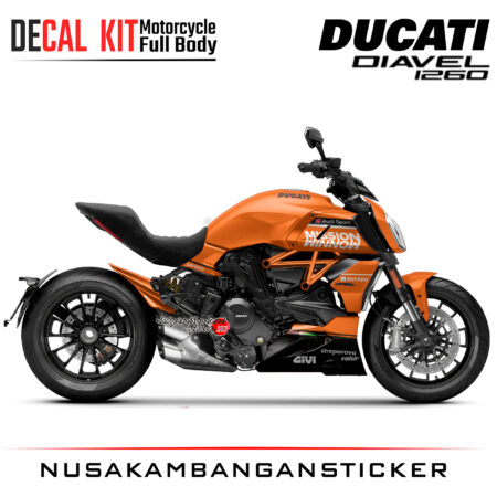 Decal Kit Sticker Ducati Diavel 1260 Big Bike Decal Modification 09