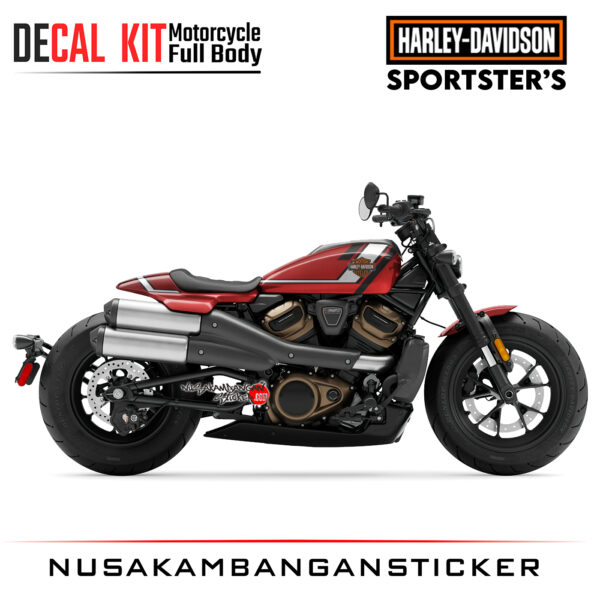 Decal Kit Sticker Harley Davidson Sportser S 2021 Big Bike Decal Modification 01