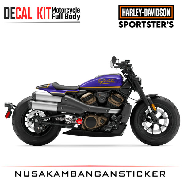 Decal Kit Sticker Harley Davidson Sportser S 2021 Big Bike Decal Modification 09