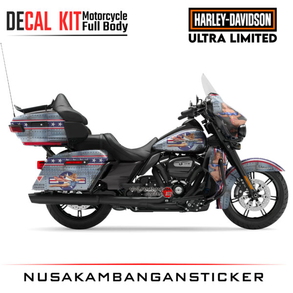 Decal Kit Sticker Harley Davidson Ultra Limited Big Bike Decal Modification 02