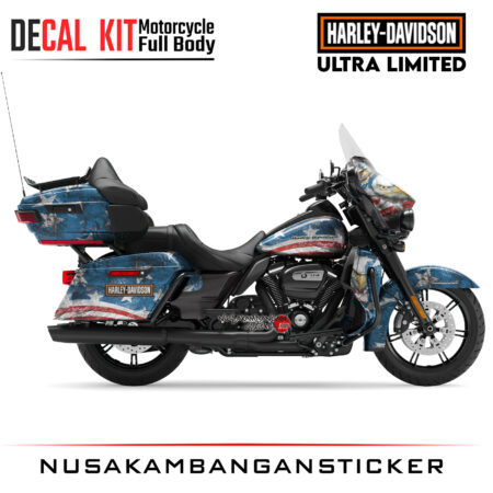 Decal Kit Sticker Harley Davidson Ultra Limited Big Bike Decal Modification 03
