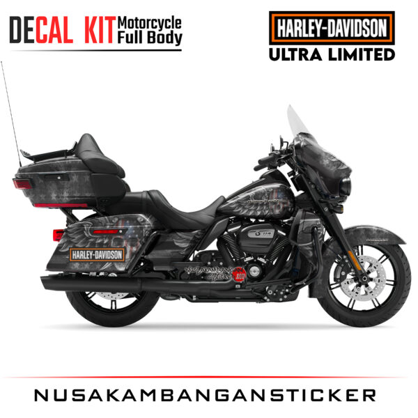 Decal Kit Sticker Harley Davidson Ultra Limited Big Bike Decal Modification 04