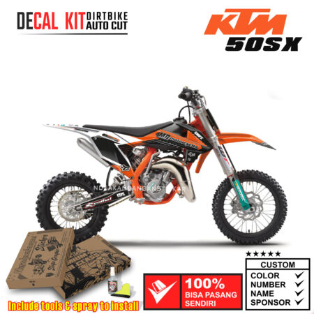 Decal Kit Sticker KTM 50 Sx Supermoto Dirtbike Graphic 01 Motocross Decals