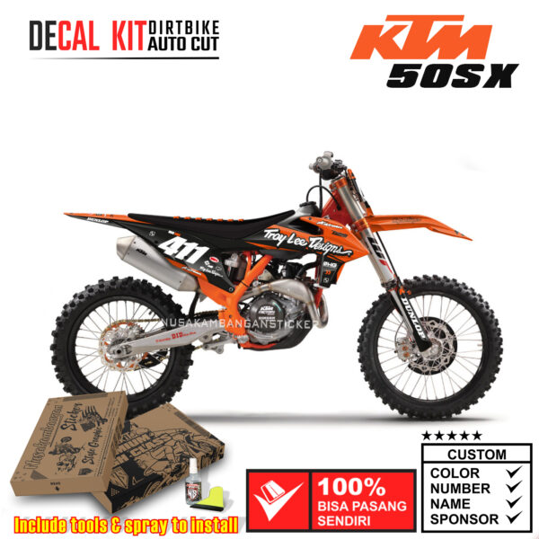 Decal Kit Sticker KTM 50 Sx Supermoto Dirtbike Graphic 03 Motocross Decals