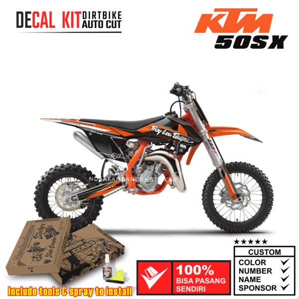 Decal Kit Sticker KTM 50 Sx Supermoto Dirtbike Graphic 06 Motocross Decals