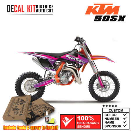Decal Kit Sticker KTM 50 Sx Supermoto Dirtbike Graphic 08 Motocross Decals