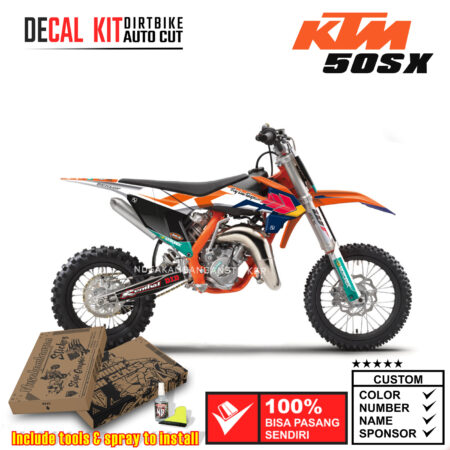 Decal Kit Sticker KTM 50 Sx Supermoto Dirtbike Graphic 10 Motocross Decals