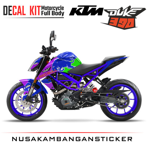 Decal Kit Sticker KTM Duke 390 Motosport Decals Modification Banteng 02