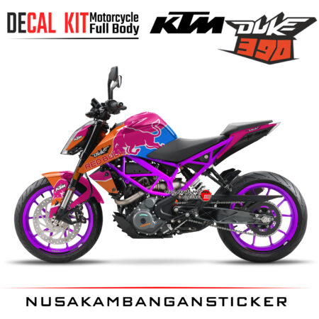 Decal Kit Sticker KTM Duke 390 Motosport Decals Modification Banteng 03