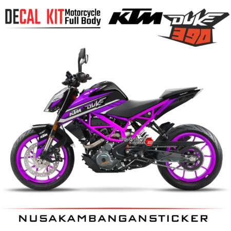 Decal Kit Sticker KTM Duke 390 Motosport Decals Modification Graphic 03