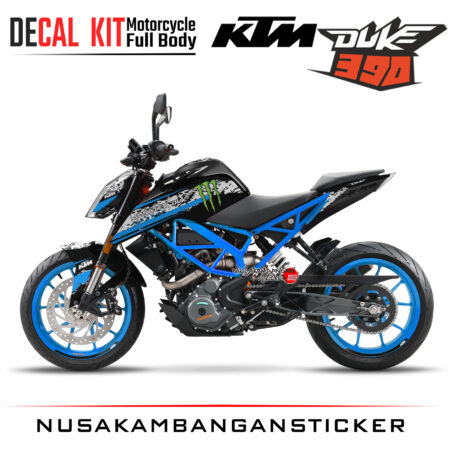 Decal Kit Sticker KTM Duke 390 Motosport Decals Modification Graphic 06