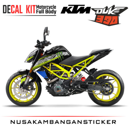 Decal Kit Sticker KTM Duke 390 Motosport Decals Modification Graphic 08