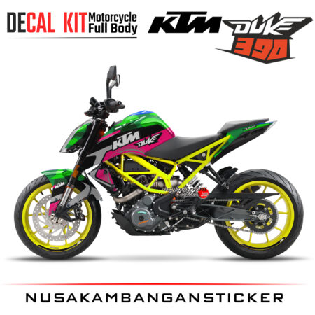 Decal Kit Sticker KTM Duke 390 Motosport Decals Modification Graphic 10