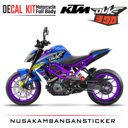 Decal Kit Sticker KTM Duke 390 Motosport Decals Modification Graphic 12