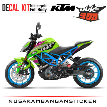Decal Kit Sticker KTM Duke 390 Motosport Decals Modification Graphic 13