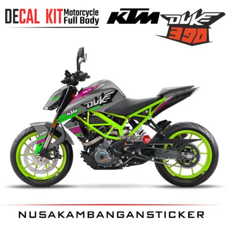 Decal Kit Sticker KTM Duke 390 Motosport Decals Modification Graphic 14