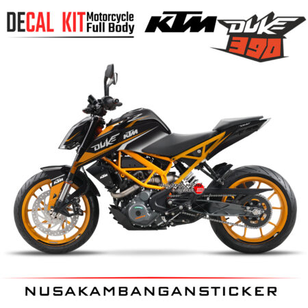 Decal Kit Sticker KTM Duke 390 Motosport Decals Modification Graphic 19