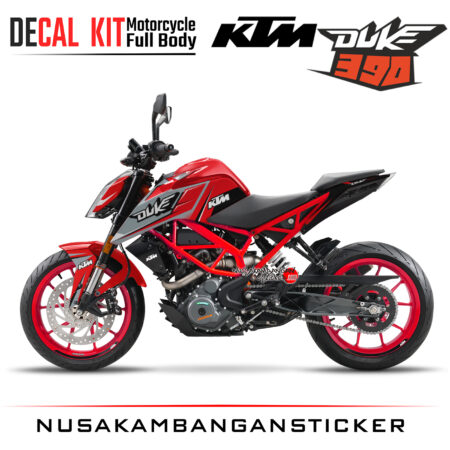 Decal Kit Sticker KTM Duke 390 Motosport Decals Modification Graphic 24