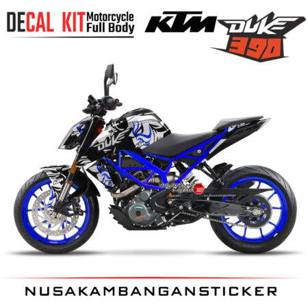 Decal Kit Sticker KTM Duke 390 Motosport Decals Modification Spesial Livery Kabuki 02