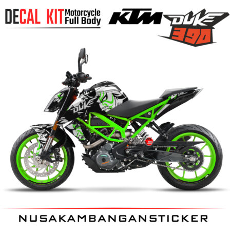 Decal Kit Sticker KTM Duke 390 Motosport Decals Modification Spesial Livery Kabuki 03