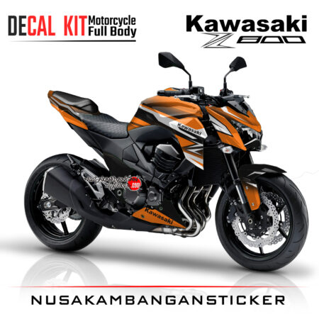 Decal Kit Sticker Kawasaki Ninja Z 800 Racing Graphic Orens Big Bike Decal Modification