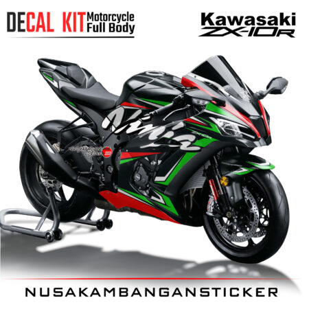 Decal Kit Sticker Kawasaki Ninja ZX 10R Big Bike Decal Motosport Graphic 01