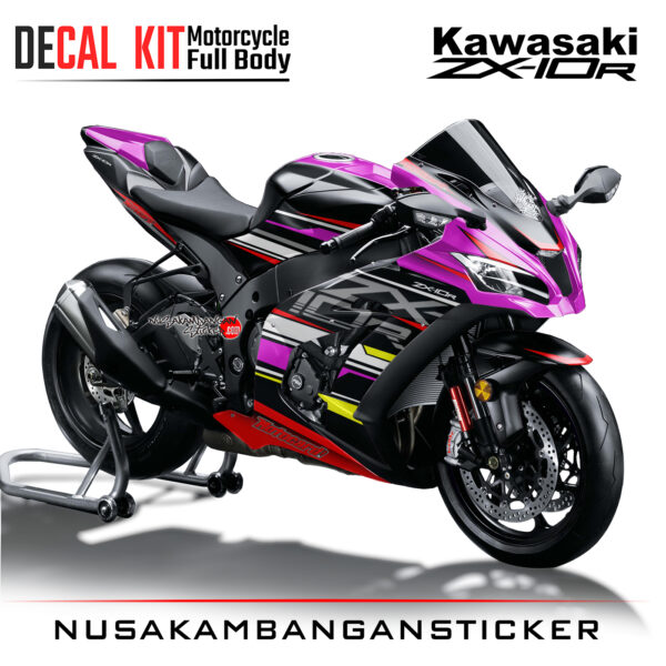 Decal Kit Sticker Kawasaki Ninja ZX 10R Big Bike Decal Motosport Graphic 03