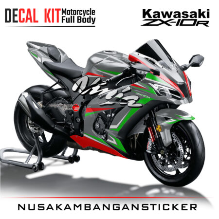 Decal Kit Sticker Kawasaki Ninja ZX 10R Big Bike Decal Motosport Graphic 10