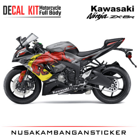 Decal Kit Sticker Kawasaki Ninja ZX 6R Big Bike Decal Motosport 01