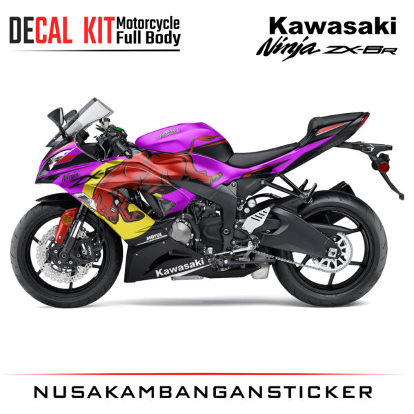 Decal Kit Sticker Kawasaki Ninja ZX 6R Big Bike Decal Motosport 02