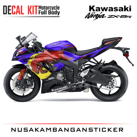 Decal Kit Sticker Kawasaki Ninja ZX 6R Big Bike Decal Motosport 03