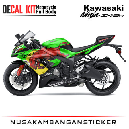 Decal Kit Sticker Kawasaki Ninja ZX 6R Big Bike Decal Motosport 05