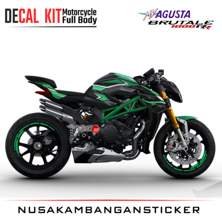 Decal Kit Sticker Mv Agusta Brutale 1000 RR Big Bike Decal Motosport Graphic 01