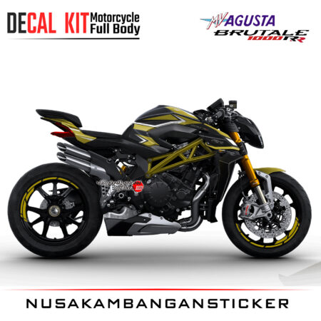 Decal Kit Sticker Mv Agusta Brutale 1000 RR Big Bike Decal Motosport Graphic 02
