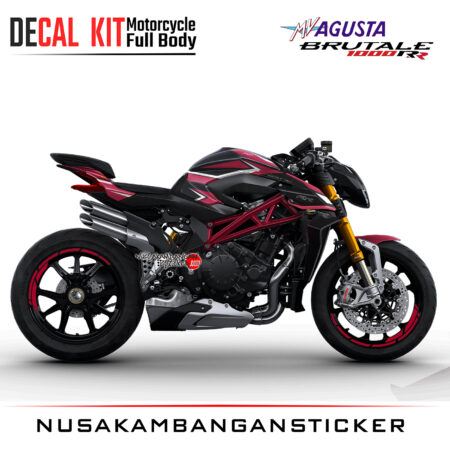 Decal Kit Sticker Mv Agusta Brutale 1000 RR Big Bike Decal Motosport Graphic 03