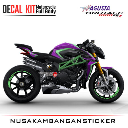 Decal Kit Sticker Mv Agusta Brutale 1000 RR Big Bike Decal Motosport Graphic 06