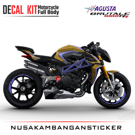 Decal Kit Sticker Mv Agusta Brutale 1000 RR Big Bike Decal Motosport Graphic 08