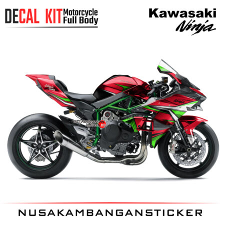 Decal Kit Sticker Superbike Kawasaki Ninja H2 R Big Bike Decal Modification Stiker 02