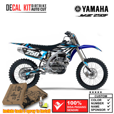 Decal Kit Sticker Supermoto Dirtbike Yamaha YZ 250 2010-2013 Motocross Graphic Decal 01