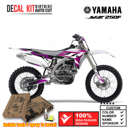 Decal Kit Sticker Supermoto Dirtbike Yamaha YZ 250 2010-2013 Motocross Graphic Decal 04