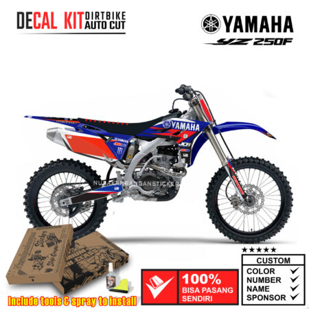Decal Kit Sticker Supermoto Dirtbike Yamaha YZ 250 2010-2013 Motocross Graphic Decal 08