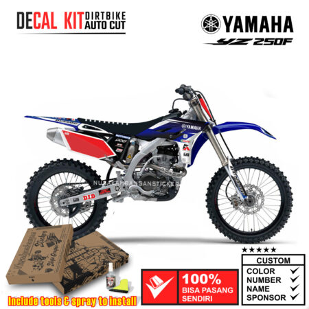 Decal Kit Sticker Supermoto Dirtbike Yamaha YZ 250 2010-2013 Motocross Graphic Decal 10