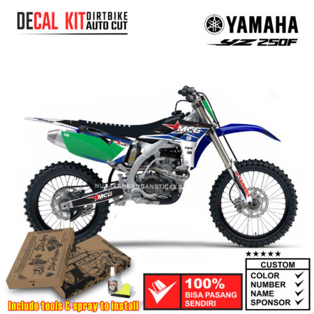 Decal Kit Sticker Supermoto Dirtbike Yamaha YZ 250 2010-2013 Motocross Graphic Decal 11